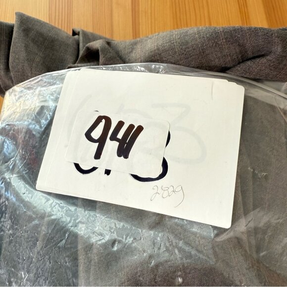 Eskandar Grey Plaid Wool Maxi Dress Long Sleeve Modest Long Sleeve Sz 1 = US 10 - Picture 12 of 12